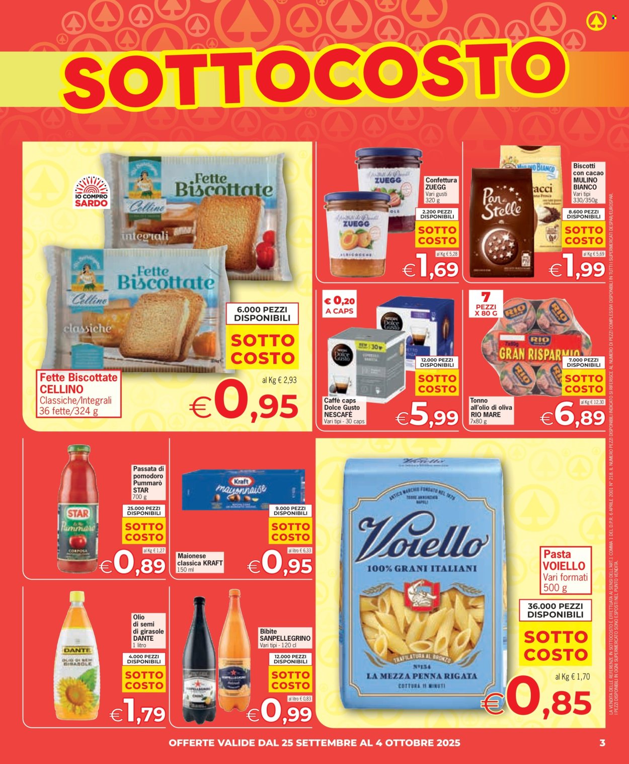 Volantino Eurospar - 25/9/2025 - 5/10/2025. Pagina 3