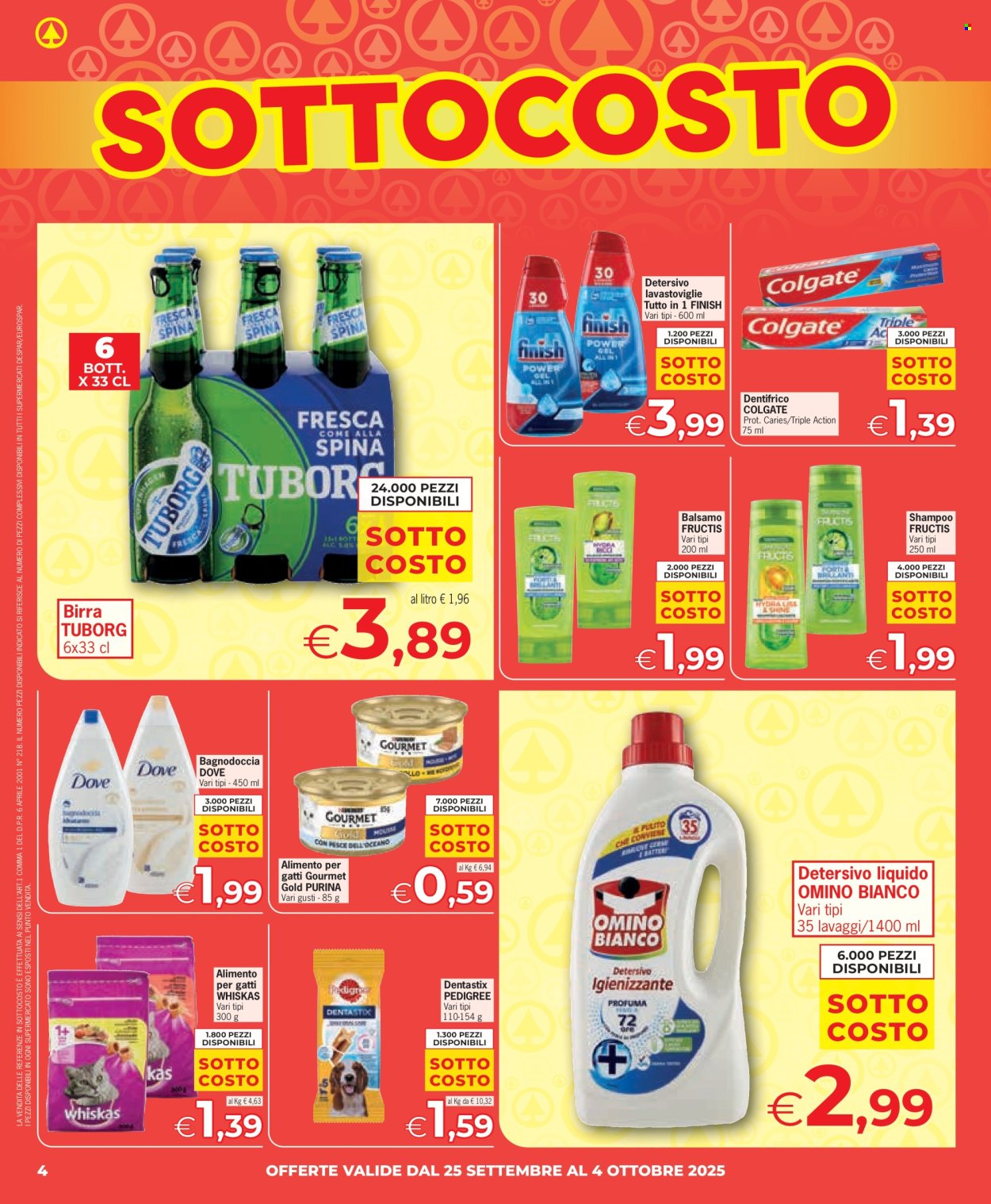 Volantino Eurospar - 25/9/2025 - 5/10/2025. Pagina 4