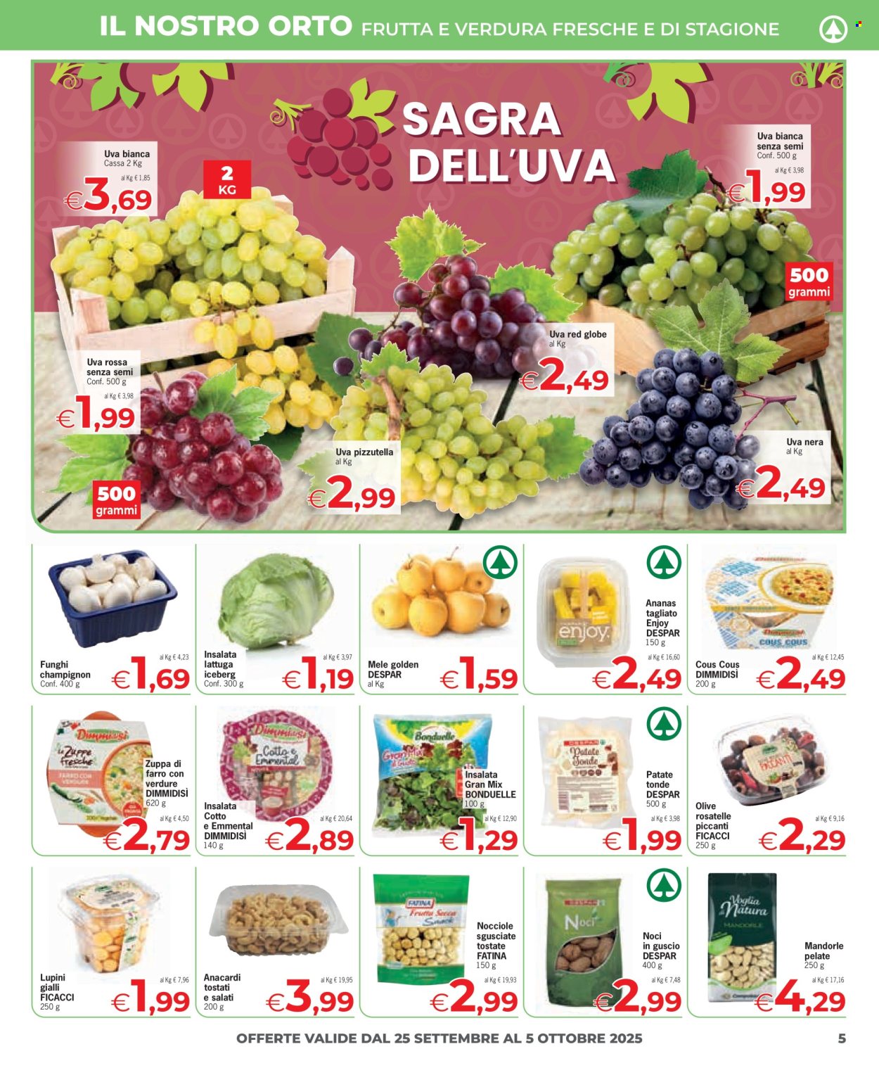 Volantino Eurospar - 25/9/2025 - 5/10/2025. Pagina 5