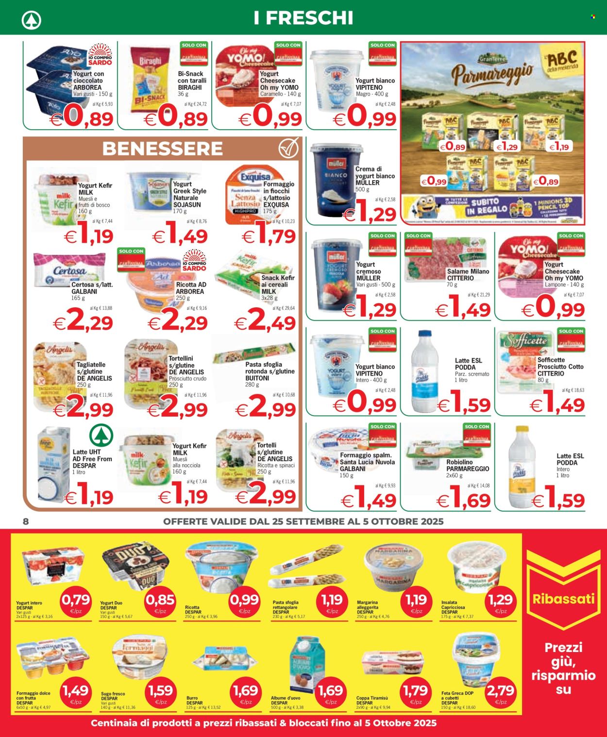 Volantino Eurospar - 25/9/2025 - 5/10/2025. Pagina 8