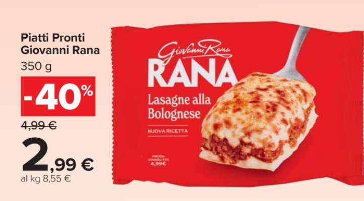 Piatti Pronti Giovanni Rana