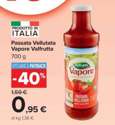 Passata Vellutata Vapore Valfrutta