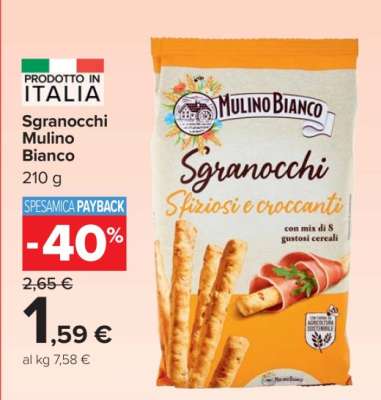 Sgranocchi Mulino Bianco