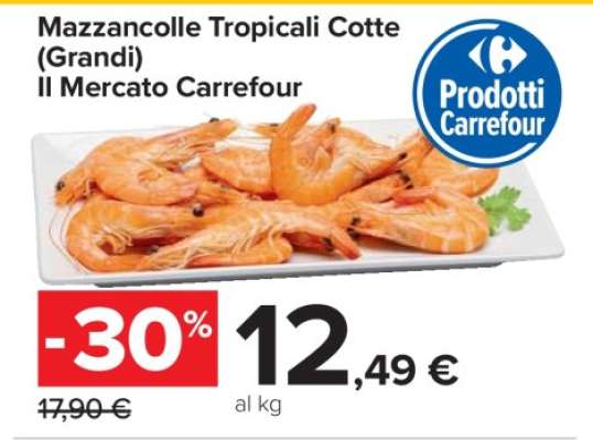 Mazzancolle Tropicali Cotte (Grandi)