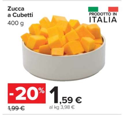 Zucca a cubetti