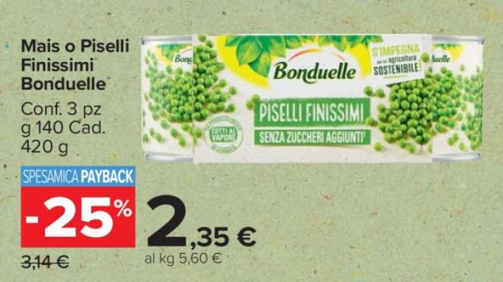Mais o Piselli Finissimi Bonduelle