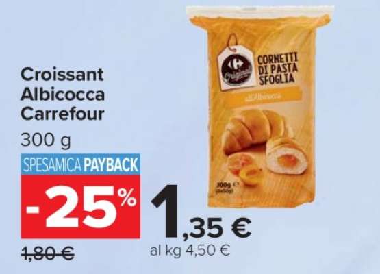 Croissant Albicocca Carrefour