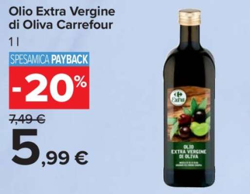 Olio Extra Vergine di Oliva Carrefour