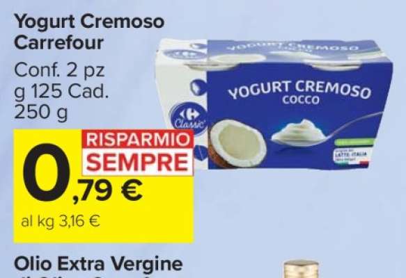 Yogurt Cremoso Carrefour