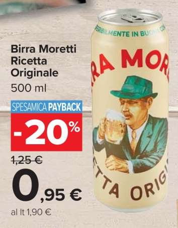BIRRA MORETTI RICETTA ORIGINALE