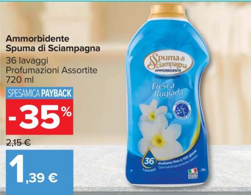 Ammorbidente Spuma di Sciampagna