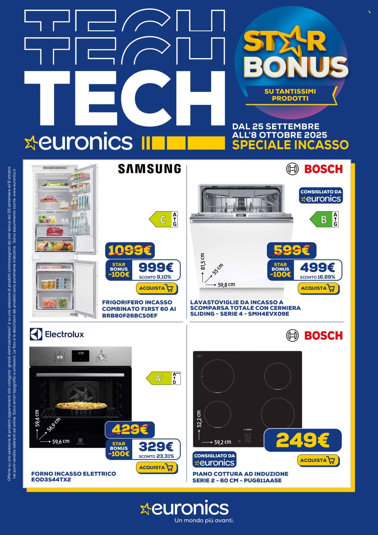 Volantino Euronics - 25/9/2025 - 8/10/2025. Pagina 1