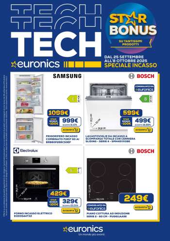 Volantino Euronics - 25/9/2025 - 8/10/2025.