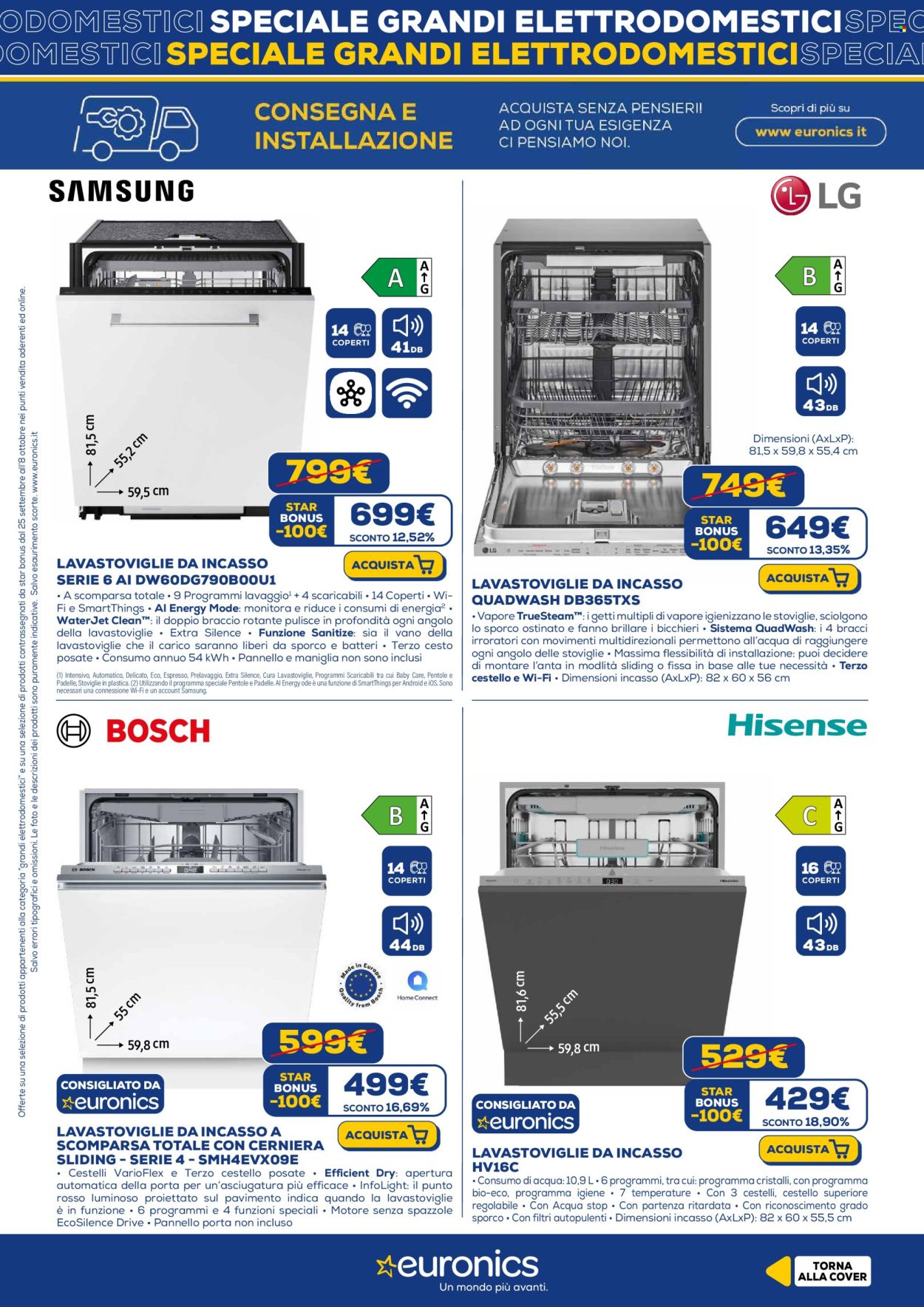 Volantino Euronics - 25/9/2025 - 8/10/2025. Pagina 4