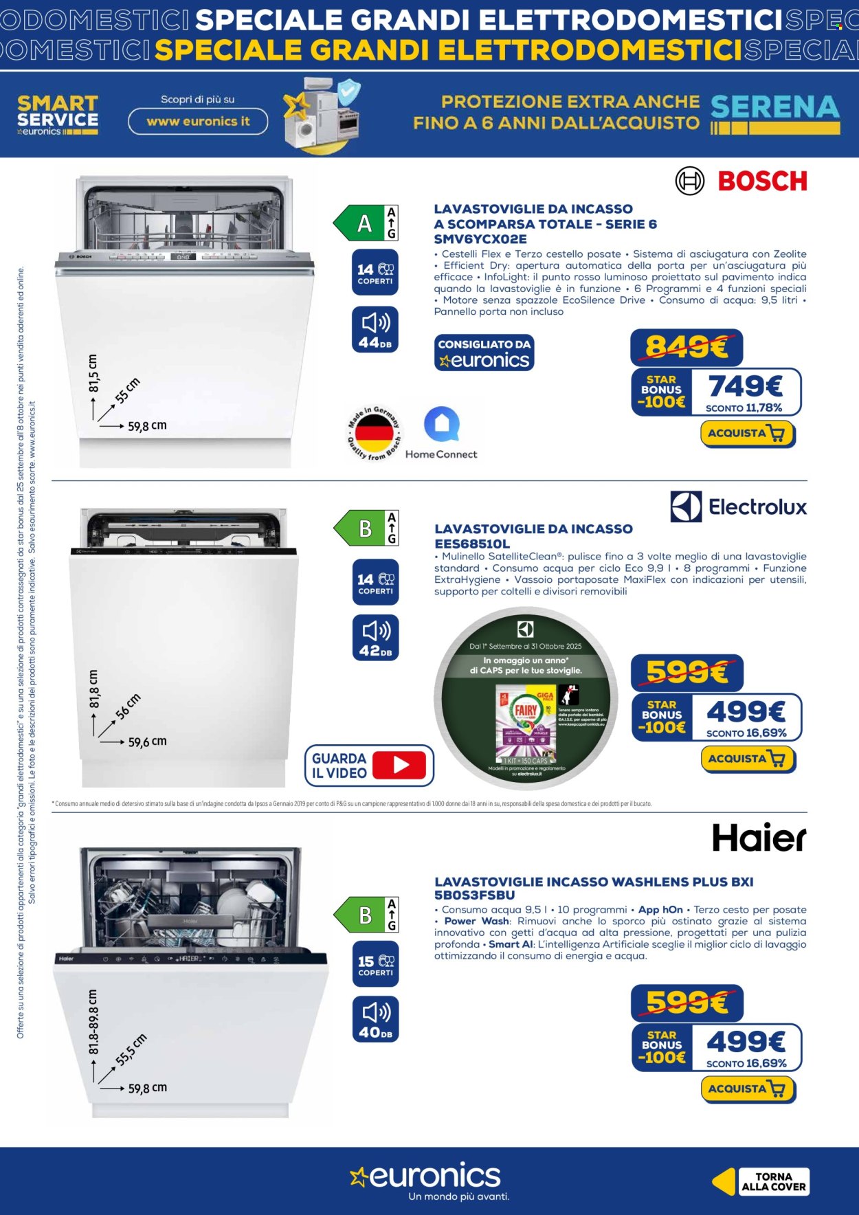 Volantino Euronics - 25/9/2025 - 8/10/2025. Pagina 5
