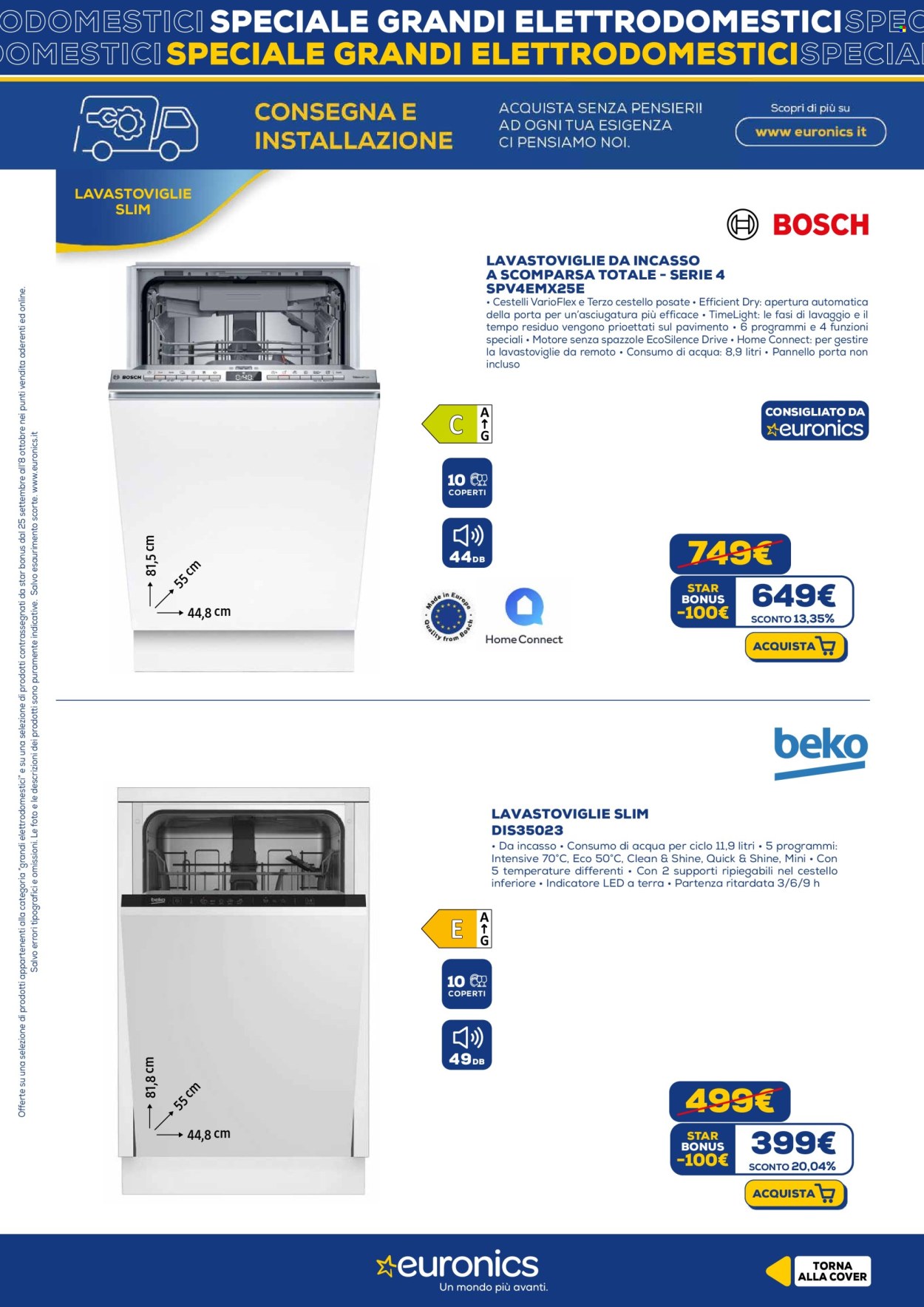 Volantino Euronics - 25/9/2025 - 8/10/2025. Pagina 6