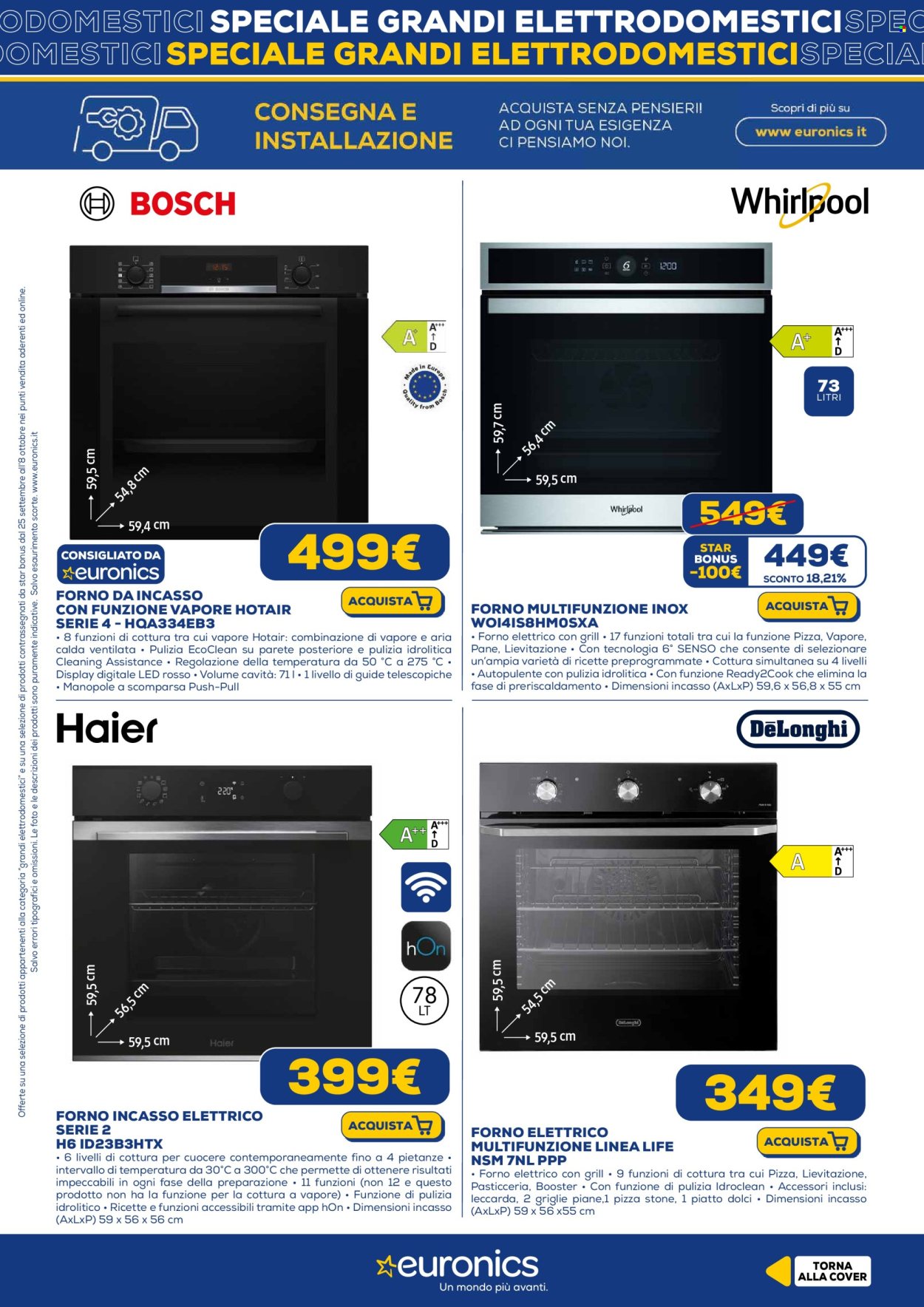 Volantino Euronics - 25/9/2025 - 8/10/2025. Pagina 8