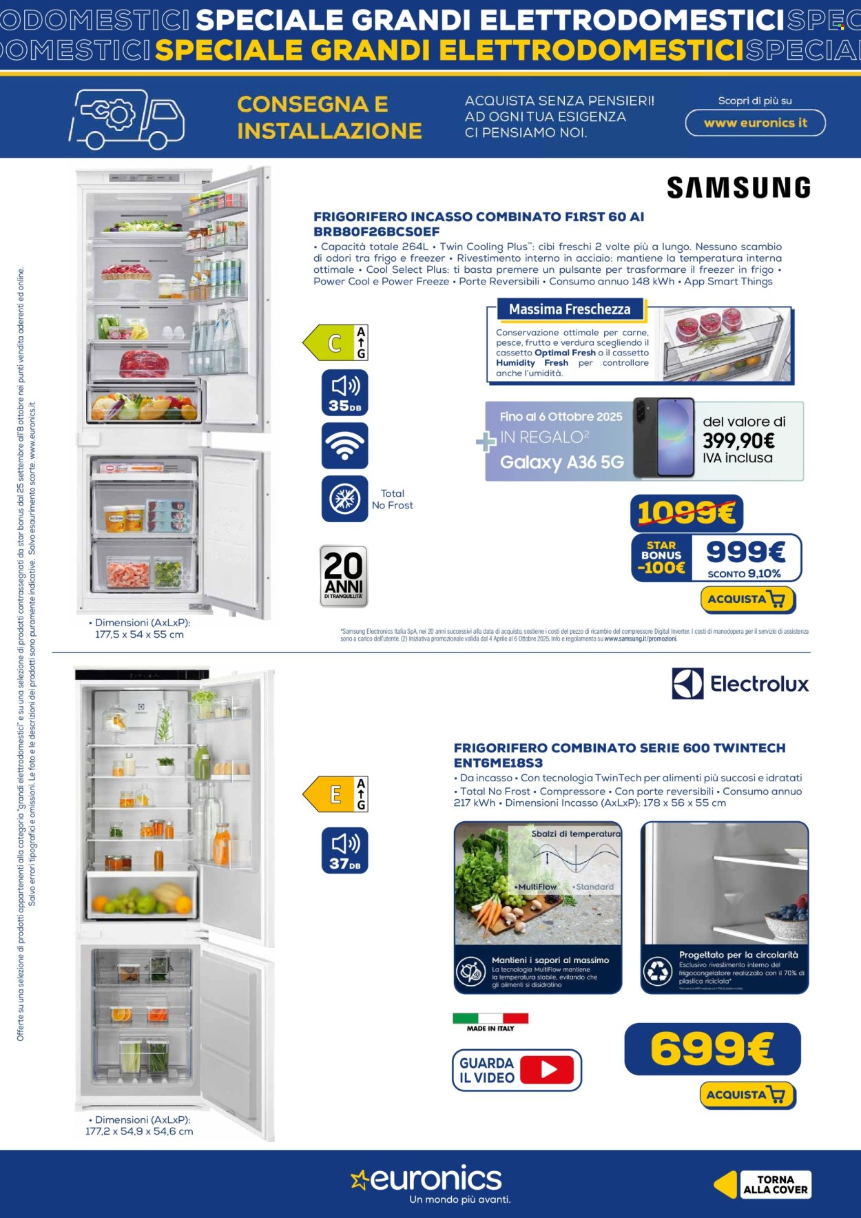 Volantino Euronics - 25/9/2025 - 8/10/2025. Pagina 16