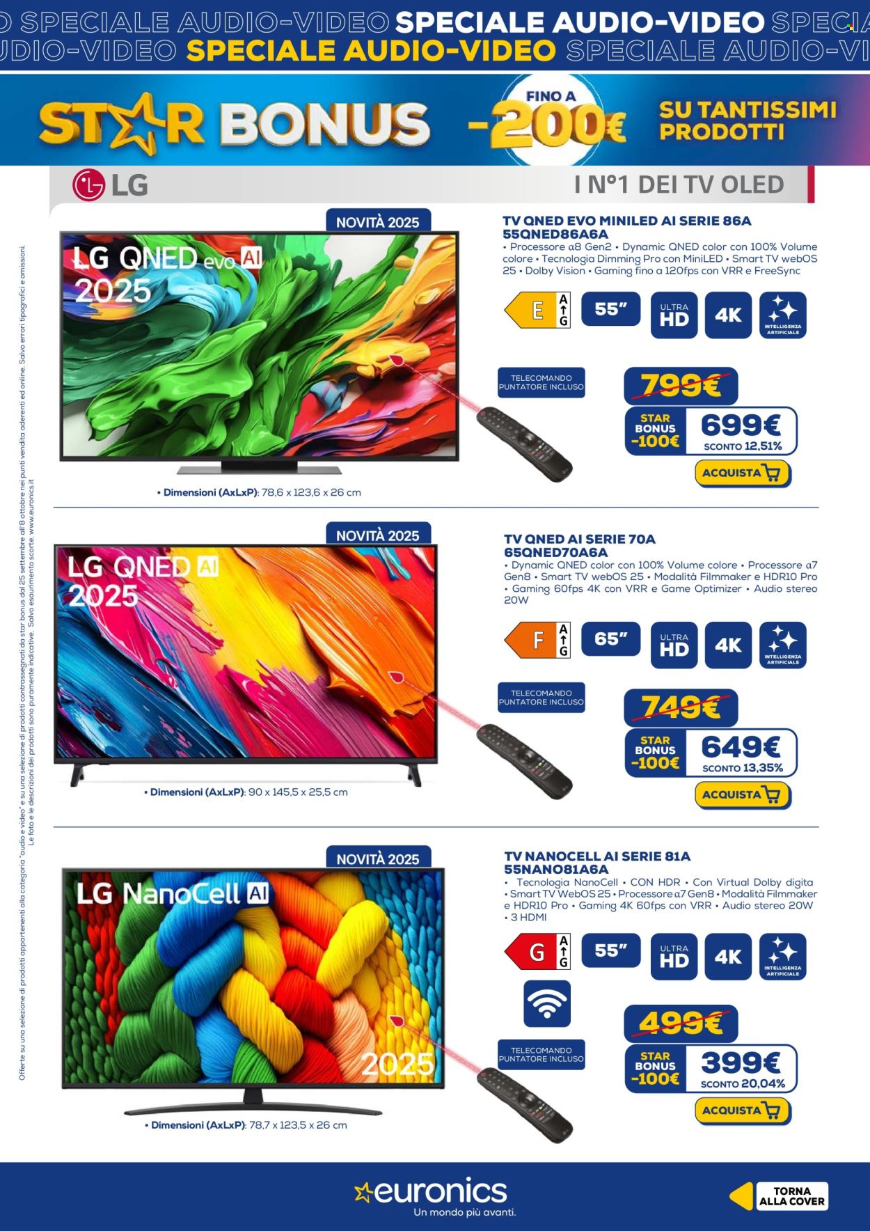 Volantino Euronics - 25/9/2025 - 8/10/2025. Pagina 5