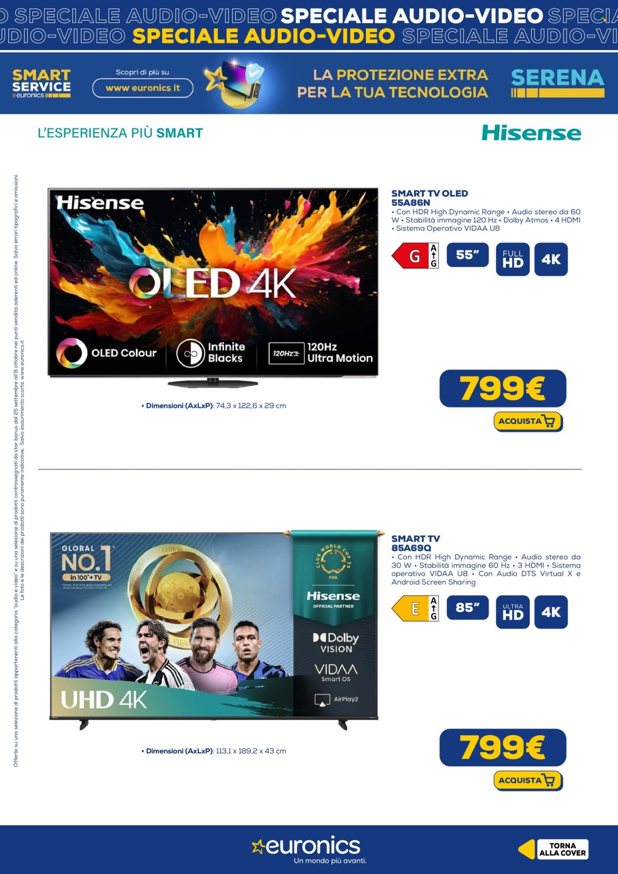 Volantino Euronics - 25/9/2025 - 8/10/2025. Pagina 8
