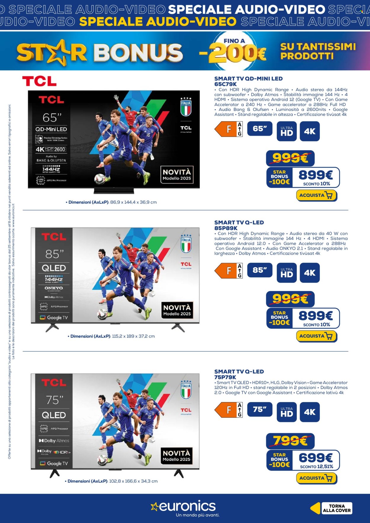 Volantino Euronics - 25/9/2025 - 8/10/2025. Pagina 10
