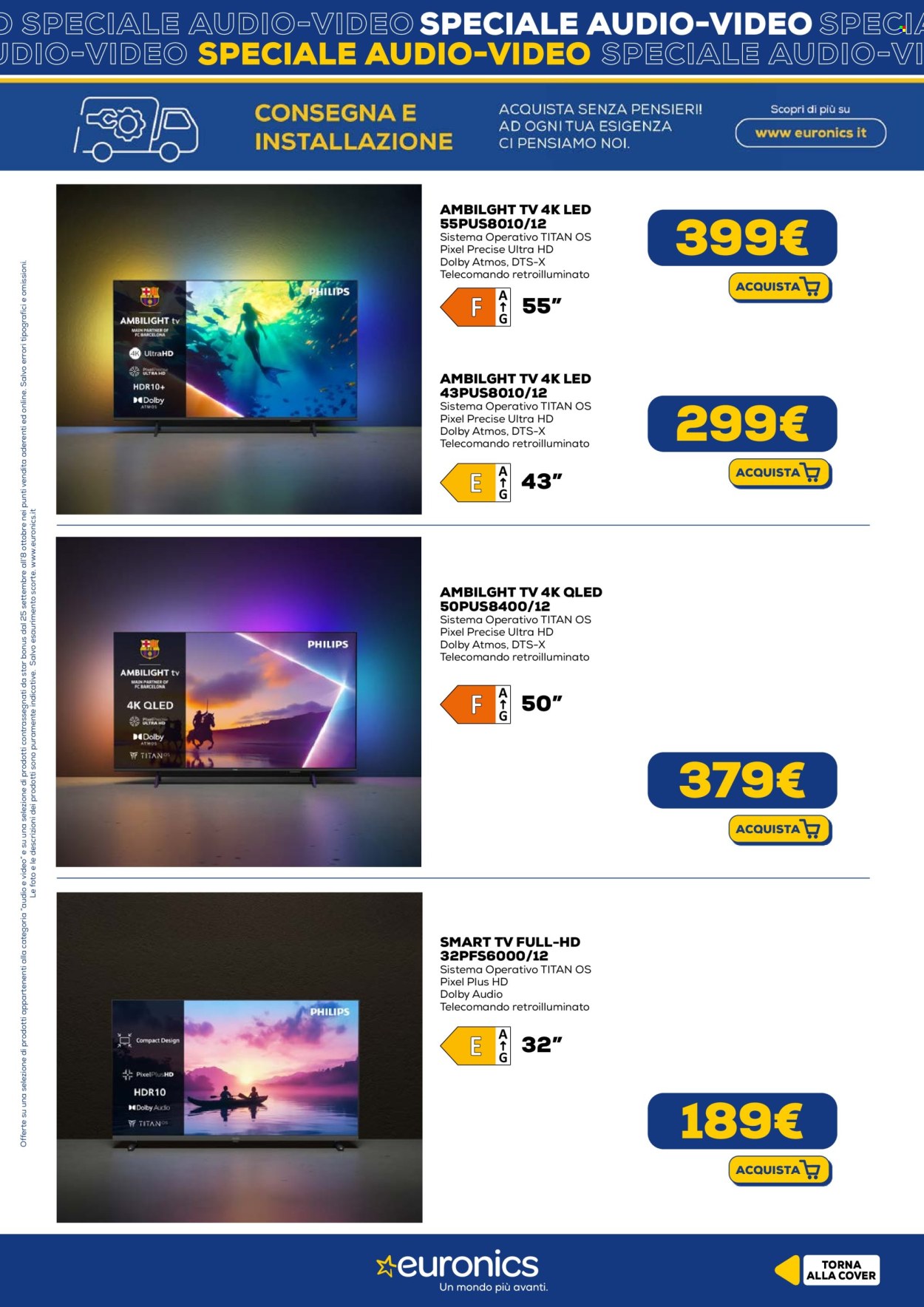 Volantino Euronics - 25/9/2025 - 8/10/2025. Pagina 14