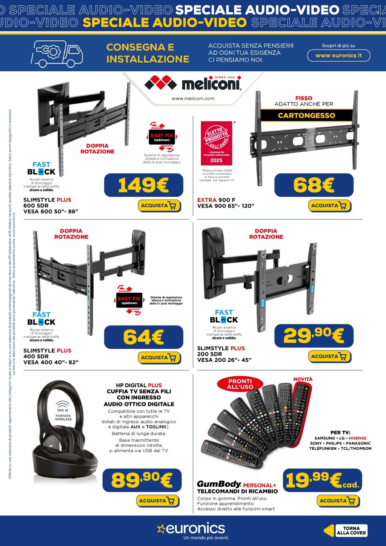Volantino Euronics - 25/9/2025 - 8/10/2025. Pagina 21