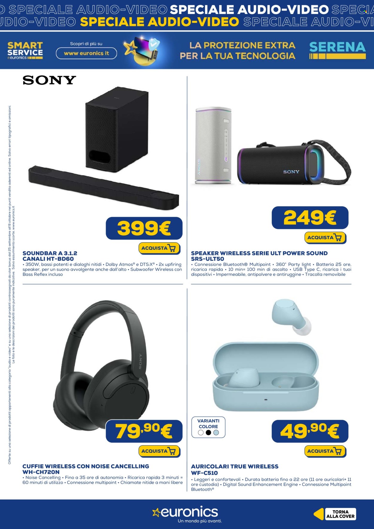 Volantino Euronics - 25/9/2025 - 8/10/2025. Pagina 22