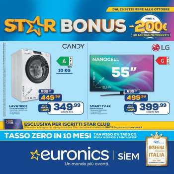 Volantino Euronics - 25/9/2025 - 8/10/2025.