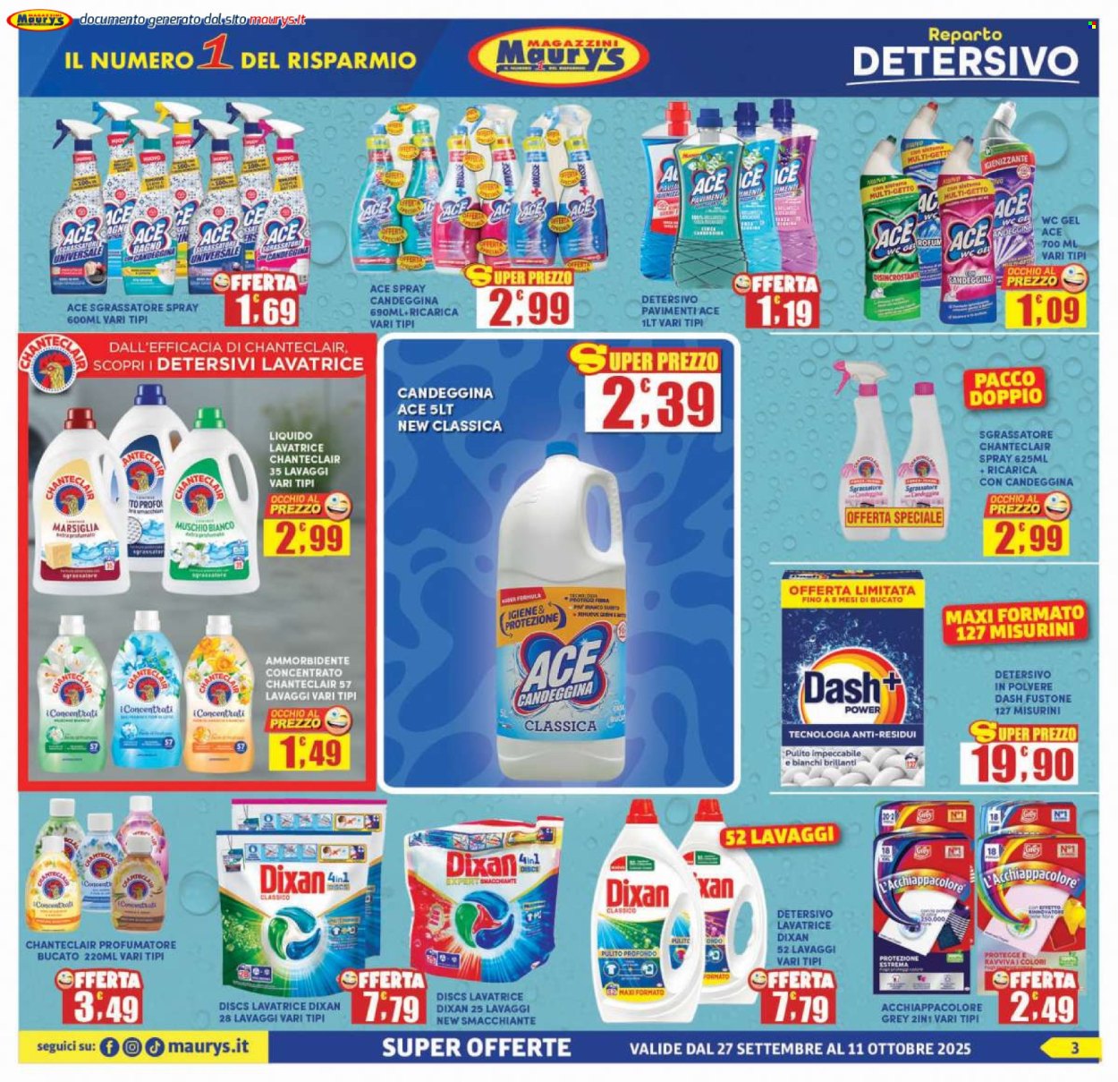 Volantino Maury's - 27/9/2025 - 11/10/2025. Pagina 3