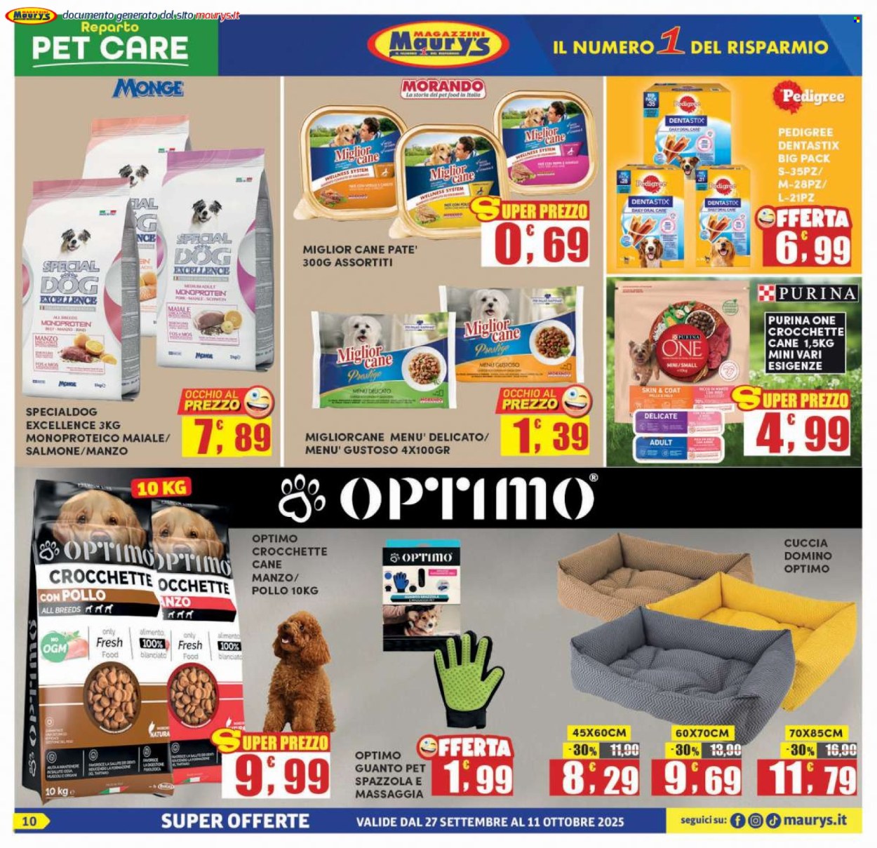 Volantino Maury's - 27/9/2025 - 11/10/2025. Pagina 10