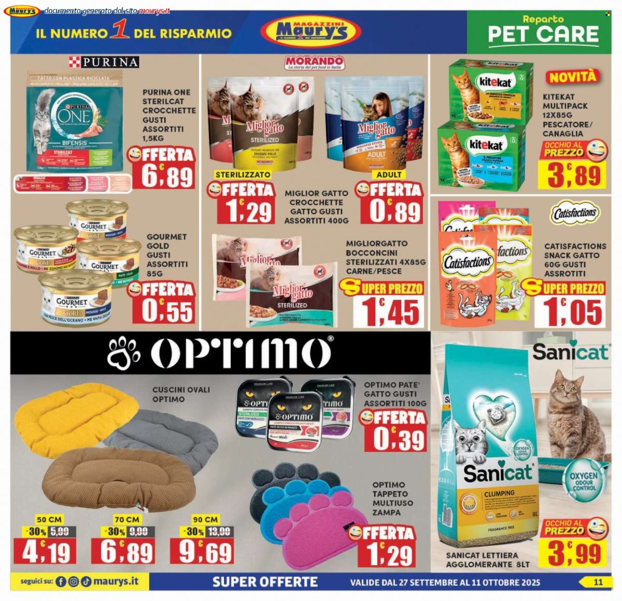 Volantino Maury's - 27/9/2025 - 11/10/2025. Pagina 11