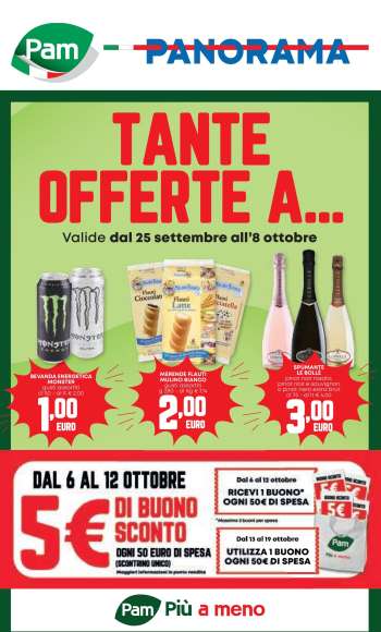 Volantino Pam Panorama - 25/9/2025 - 8/10/2025.