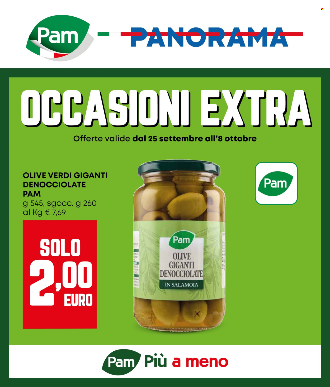 Volantino Pam Panorama - 25/9/2025 - 8/10/2025. Pagina 1