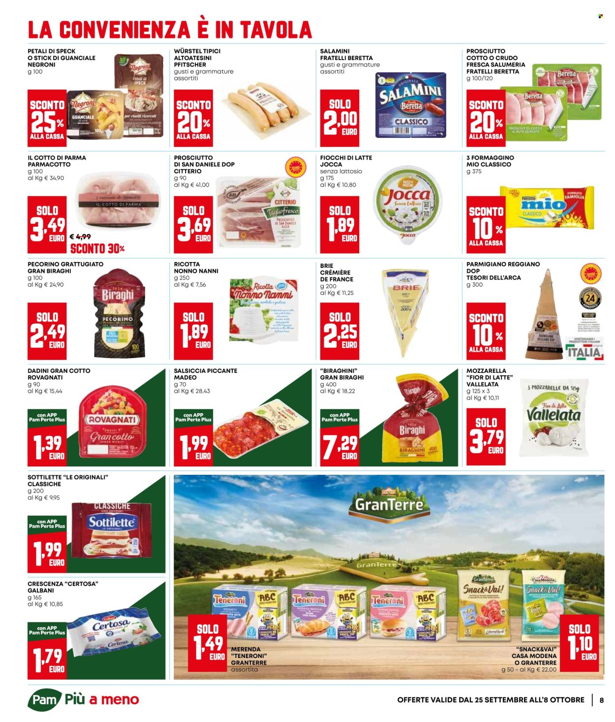 Volantino Pam Panorama - 25/9/2025 - 8/10/2025. Pagina 8