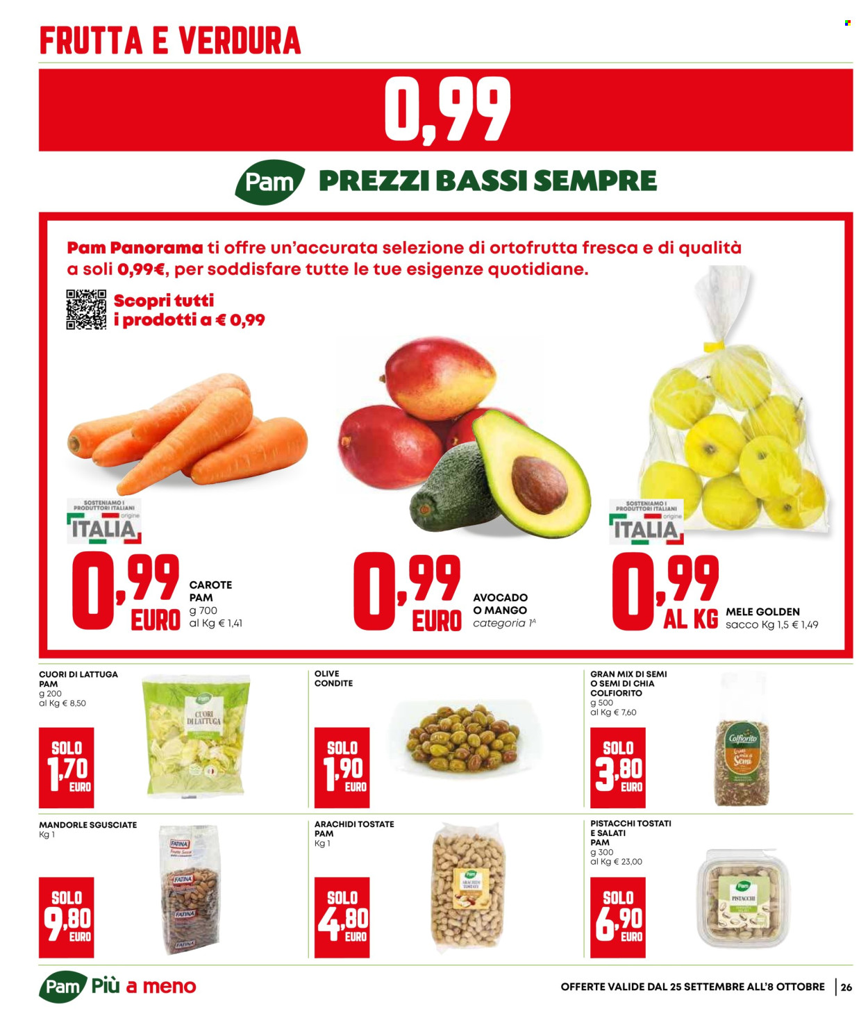 Volantino Pam Panorama - 25/9/2025 - 8/10/2025. Pagina 26