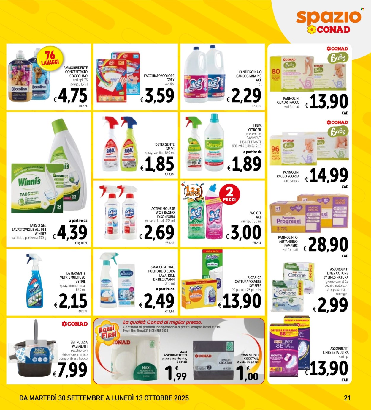 Volantino Spazio Conad - 30/9/2025 - 13/10/2025. Pagina 21