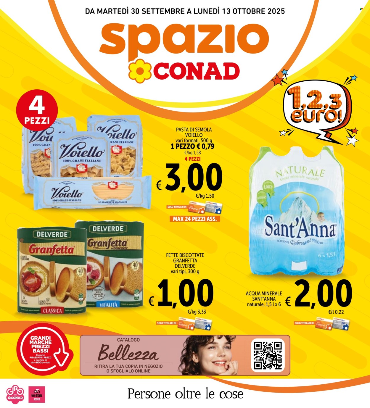 Volantino Spazio Conad - 30/9/2025 - 13/10/2025. Pagina 1