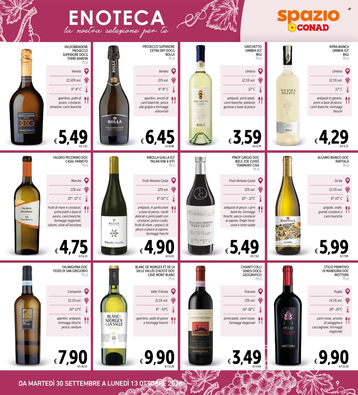 Volantino Spazio Conad - 30/9/2025 - 13/10/2025. Pagina 9
