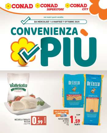 Volantino Conad - 1/10/2025 - 7/10/2025.