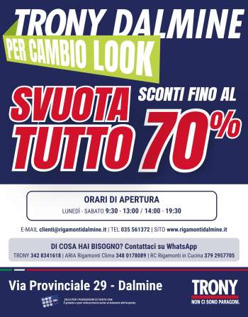 Volantino Trony - 22/9/2025 - 11/10/2025.