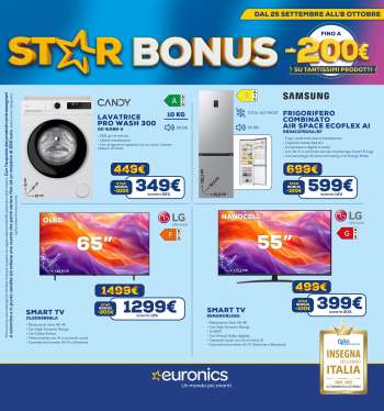 Volantino Euronics - 25/9/2025 - 8/10/2025.