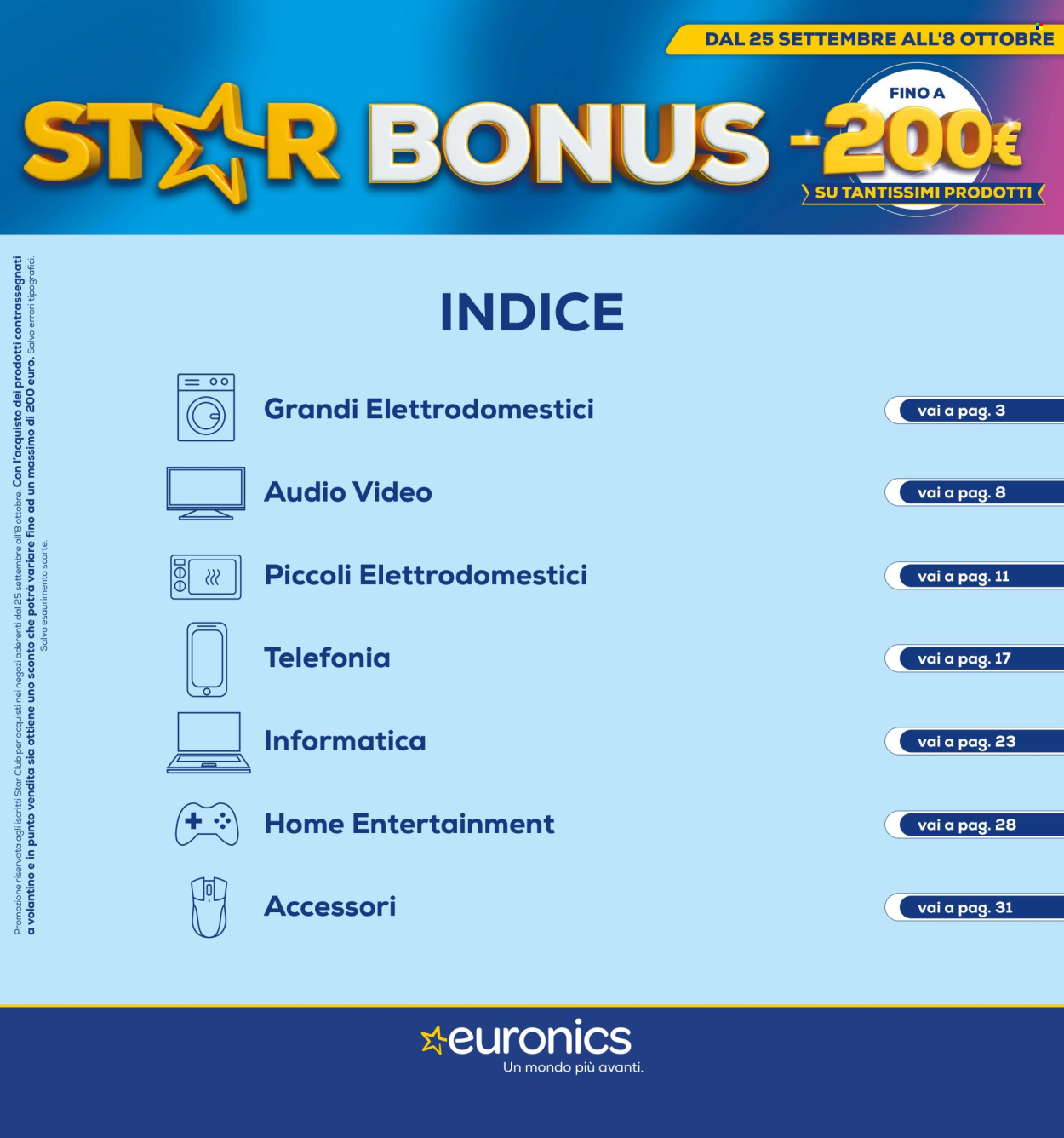 Volantino Euronics - 25/9/2025 - 8/10/2025. Pagina 2