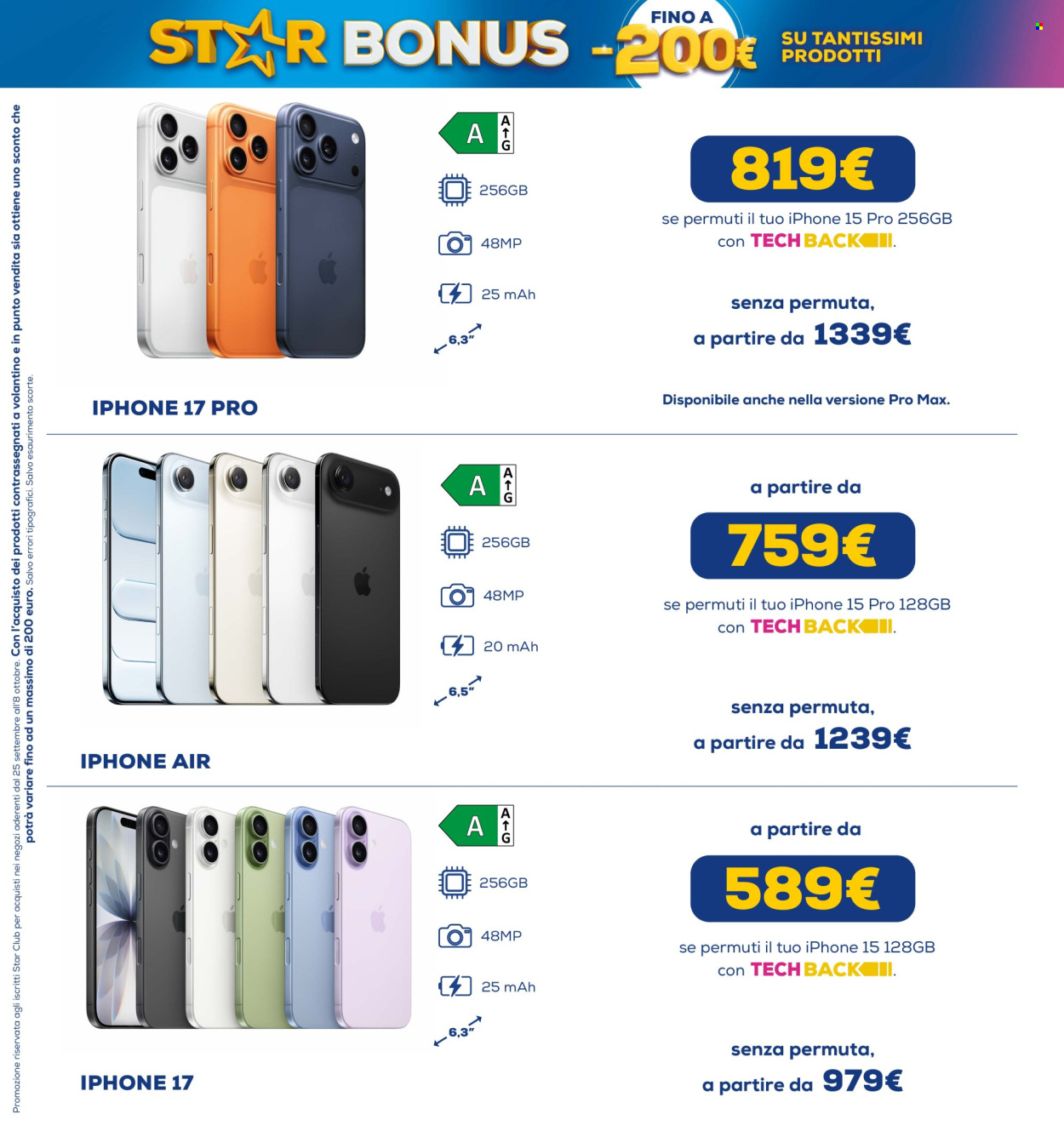 Volantino Euronics - 25/9/2025 - 8/10/2025. Pagina 17