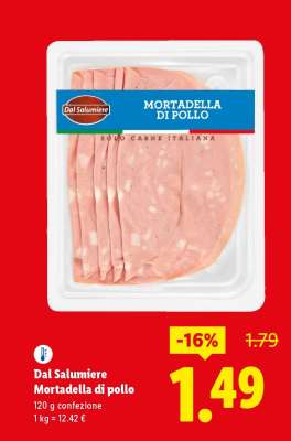 Dal Salumiere Mortadella di pollo