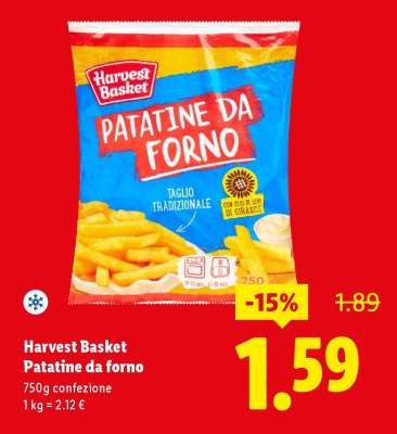 Harvest Basket Patatine da forno