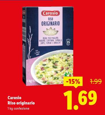 Carosio Riso originario