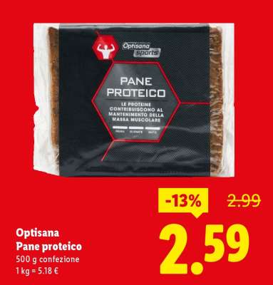 Optisana Pane proteico