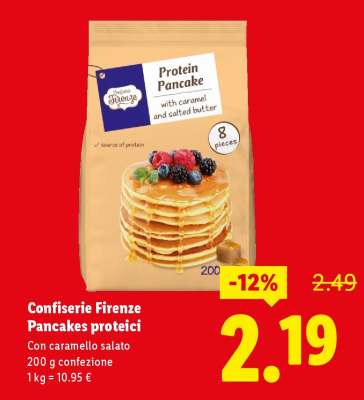Confiserie Firenze Pancakes proteici