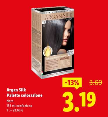 Argan Silk Palette colorazione